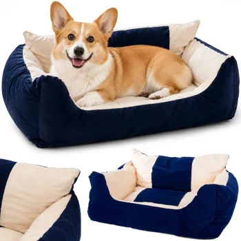 Soft Dog and Cat Bed, 64 x 46 x 20 cm (Size M)