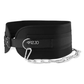 Пояс для отягощений с цепью 4FIZJO Dip Belt 80 см, черный