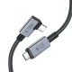 Tech-Protect UltraBoost Max USB-C 4.0 240W 8K 1.5m kabelis, pelēks