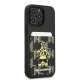 Karl Lagerfeld Karlimals Cardslot vāciņš iPhone 13 Pro / 13 - Melns