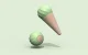 Cheerble Ice Cream Умная Игрушка Мяч для Питомцев Кошки Собаки, Зелёный |...