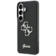 Чехол Guess IML Big Metal 4G Script для Samsung Galaxy S26, черный