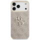 Guess 4G Big 4G Classic Logo Big Strap Metal Buttons vāciņš iPhone 17 Pro Max, rozā