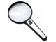 Handheld Magnifying Glass with LED Light 10x / 30x Reading Magnifier, Black/White