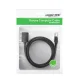 Ugreen NW112 11283 tīkla Ethernet kabelis RJ45 (sieviešu) - (vīriešu) F/UTP Cat. 6 1 Gbps 5m melns | Network Cable...