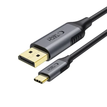 Кабель Tech-Protect UltraBoost USB-C на DisplayPort 1.4 8K 60Hz 180см, черный