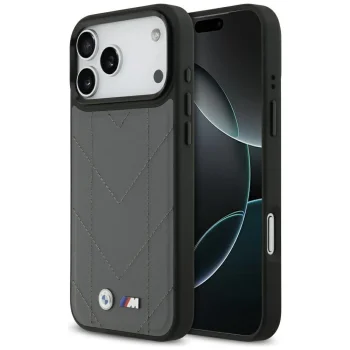 BMW iPhone 17 Pro Max vāciņš M Quilted Logo MagSafe, grafīta