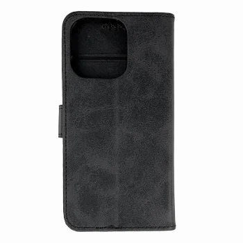 Чехол-книжка Leather Book Case для iPhone 16 Pro Max, черный