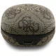 Наушники Guess 4G Classic Metal Logo TWS ENC — коричневые