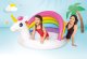 Надувной детский бассейн Intex Unicorn с навесом, 127x102x69 см