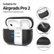 Силиконовый чехол Tech-Protect для Apple AirPods Pro 1 / 2 - черный