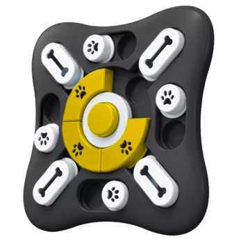 Izglītojoša Spēle Puzles Bļoda Suņiem un Kaķiem, 25x2.5cm, Melns | Educational Game Puzzle Bowl