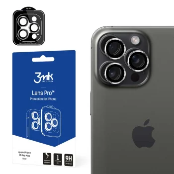 3Mk Protection Lens Protection Pro Camera Glass for Apple iPhone 15 Pro Max