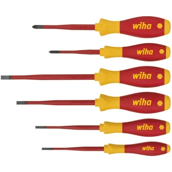 Screwdriver Set Wiha SoftFinish electric slimFix 3201K6, 6 pcs, 1000 V