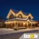 Уличная гирлянда Бахрома 500 LED 22,5 м Izoxis 23223, теплый белый