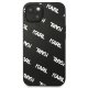 Apple iPhone 13 mini 5.4\" Karl Lagerfeld Allover Case Cover (KLHCP13SPULMBK3), Black