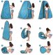 Multifunctional Self-folding Beach Tent Changing Room, Camping Toilet and Shower