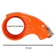 Heavy Duty Metal Packing Tape Dispenser Gun 2 Inch, Orange