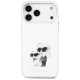 Karl Lagerfeld IML Aquarelle Karl & Choupette & Logo MagSafe vāciņš iPhone 17 Pro Max – balts | Phone Case Cover