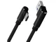 Угловой USB-C кабель для зарядки телефона, быстрая зарядка, 1м