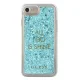 Guess iPhone 6 / 7 / 8 / SE чехол Liquid Glitter Party, синий