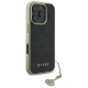 Guess iPhone 16 Pro vāciņš 4G Charms Collection, melns