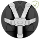 Стульчик для кормления Nukido Elite 3-в-1, черный