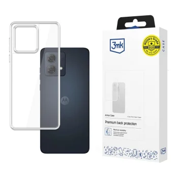 Motorola Moto G84 5G 3MK Armor Case Cover, Transparent | Чехол Кейс Бампер Обложка для...