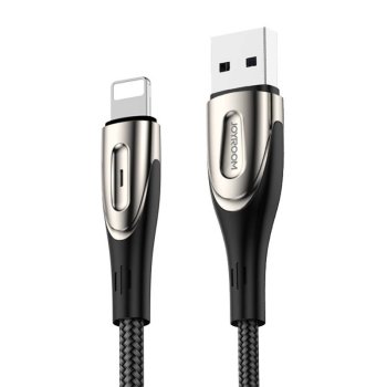 USB uz Lightning kabelis Joyroom S-M411 2.4A 3m Melns