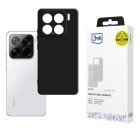 Xiaomi 15 3MK Matt Case Cover, Black | Matēts Telefona Maciņš Vāks Apvalks Bampers