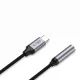 Адаптер Tech-Protect Ultraboost USB-C на Mini Jack 3.5 мм DAC, темно-серый