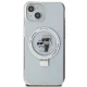 Чехол Karl Lagerfeld Ring Stand Karl&Choupette MagSafe для iPhone 15/14/13, Белый