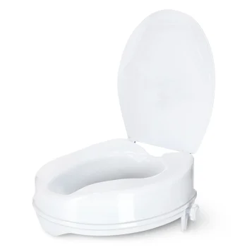 Tualetes poda paaugstinājums 4FIZJO 15 cm ar vāku