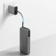 Внешний аккумулятор Cuktech 20000mAh со встроенным кабелем USB-C, серый