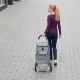 Сумка-тележка хозяйственная ModernHome 33 л с большими колесами и...