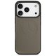 Mercedes iPhone 17 Pro vāciņš Leather Vintage Logo MagSafe, bēšs