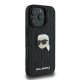 Apple iPhone 16 Pro 6.3\" Karl Lagerfeld Monogram Karl Head Pin Case Cover, Black | Telefona Maciņš Vāks Apvalks...