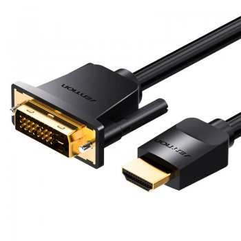 HDMI uz DVI kabelis 1m Vention ABFBF (melns) | to Cable (Black)