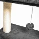 Kaķu nagu asināmais ar gultiņu un rotaļlietu 41cm