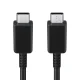 Samsung USB-C kabelis 5A 1m, melns