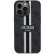Guess iPhone 13 / 13 Pro Case 4G Printed Stripes MagSafe, Black