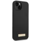 Guess Silicone Logo Plate MagSafe vāciņš iPhone 14 Plus - Melns