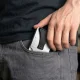 Кошелек для карт Tech-Protect Thorn с защитой RFID, серебристый