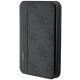 Guess Powerbank 5000mAh 15W 4G Leather Metal Logo, Black
