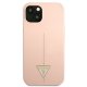 Apple iPhone 13 mini 5.4\'\' Guess Silicone Triangle Case Cover (GUHCP13SSLTGP), Pink | Telefona Maciņš Vāks Apvalks...