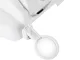 Lupa uz galvas ar 3 LED gaismām un maināmām lēcām, 1.5x - 11.5x, melna/balta