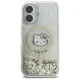 Hello Kitty iPhone 16 vāciņš Liquid Glitter Fever MagSafe, zeltīts