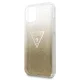 Чехол Guess GUHCN65SGTLGO для iPhone 11 Pro Max Glitter Triangle, золотистый