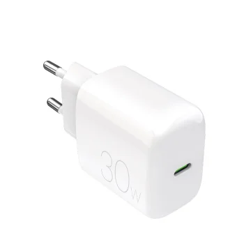Puro PROLITE 30W USB-C tīkla lādētājs, balts