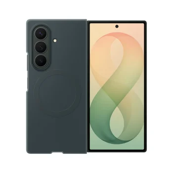 Samsung Silicone Magnet vāciņš priekš Galaxy Z Fold 8 ar MagSafe un 2 plēvēm, zaļš
